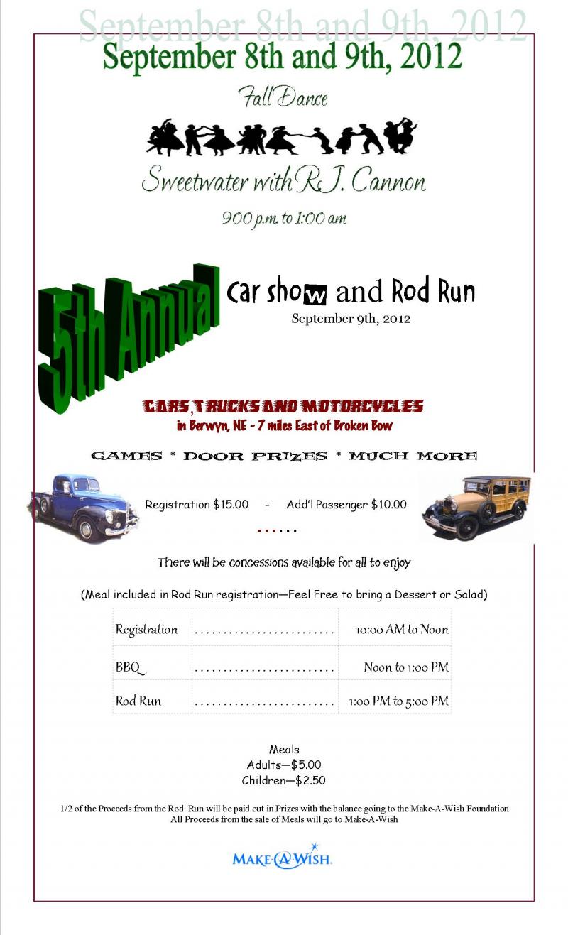 5th Annual Car Show & Rod Run